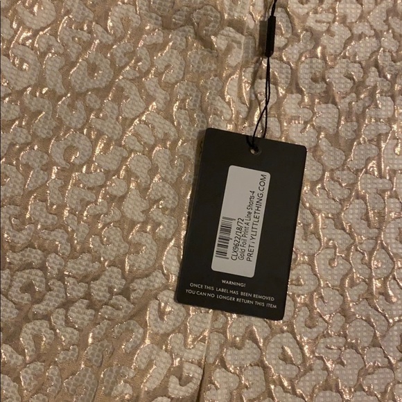 ❌SOLD ON MY CURTSY ❌ PLT Gold Cheetah Two Piece - Picture 8 of 11